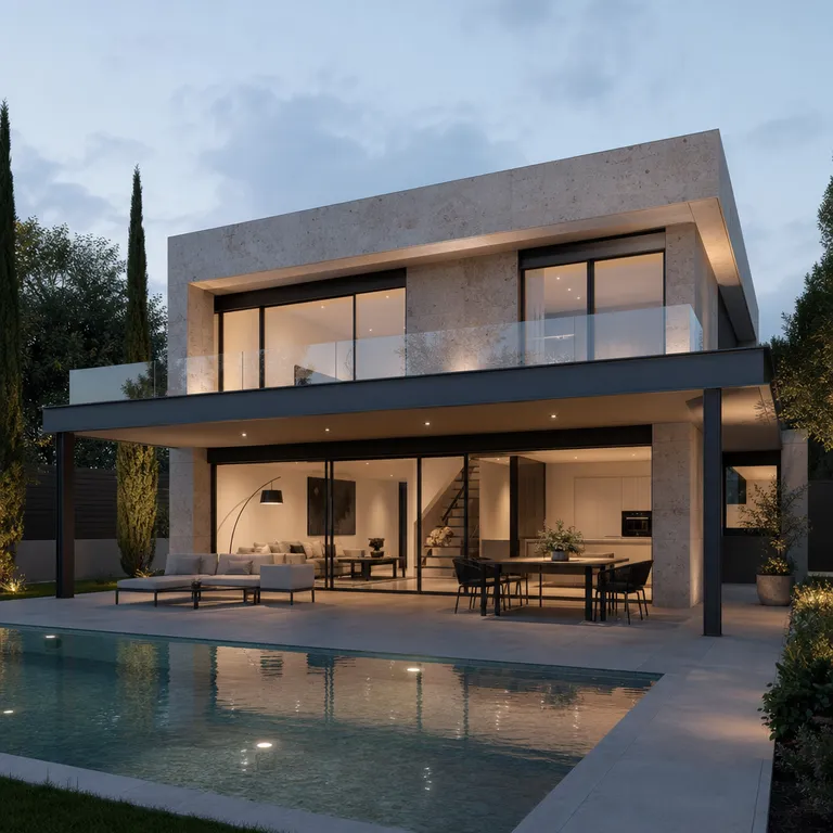 Vivienda de arquitectura moderna